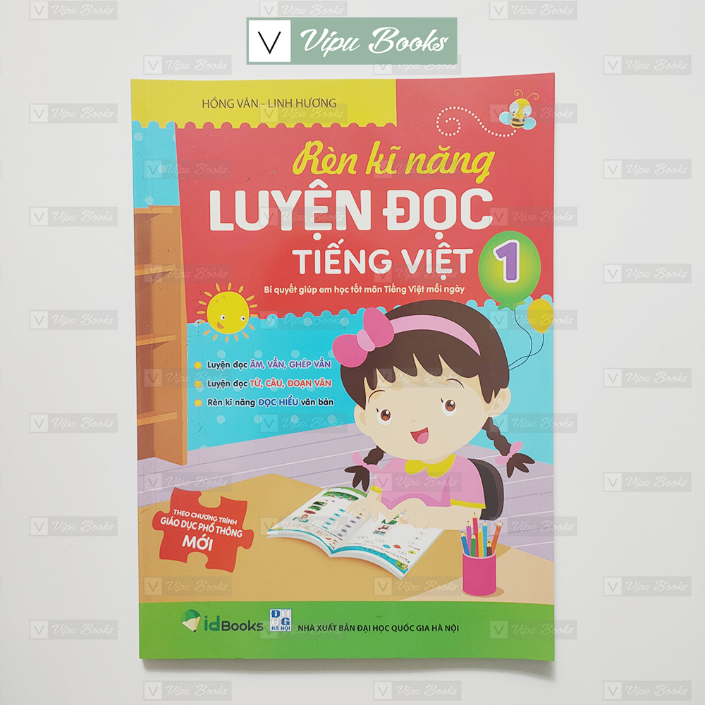 Sách - Rèn Kỹ Năng Luyện Đọc Tiếng Việt 1 - Bí Quyết Giúp Bé Học Tốt Môn Tiếng Việt Mỗi Ngày