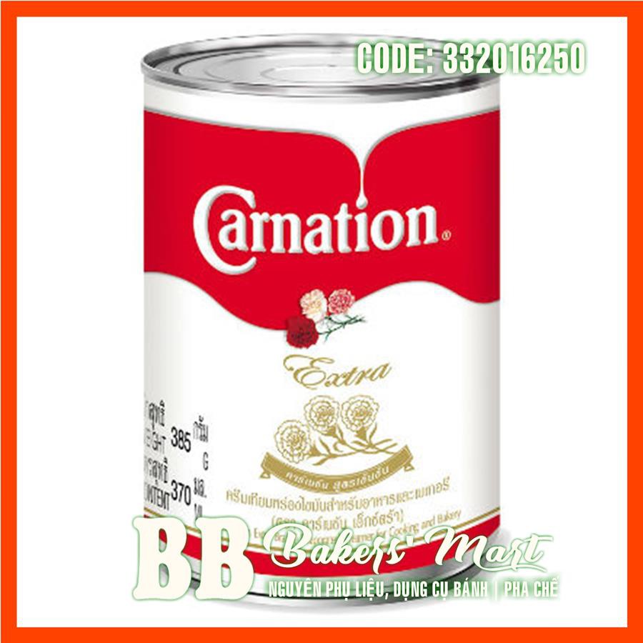 Sữa nước béo 3 bông Carnation Thái Lan - Lon 385gr