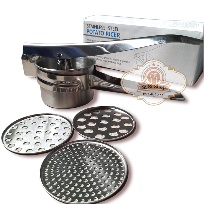 Dụng cụ ép bún, ép bánh canh, ép bánh lọt- Hàng loại 1 xịn mặt khuôn Dầy đẹp