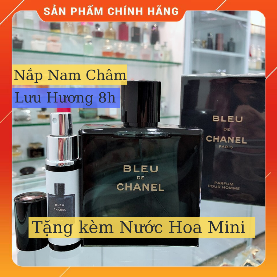 [Nắp Nam Châm] Nước Hoa Nam Nữ Cao Cấp BIeu De Parfum 100ml Thơm Lâu 8 tiếng