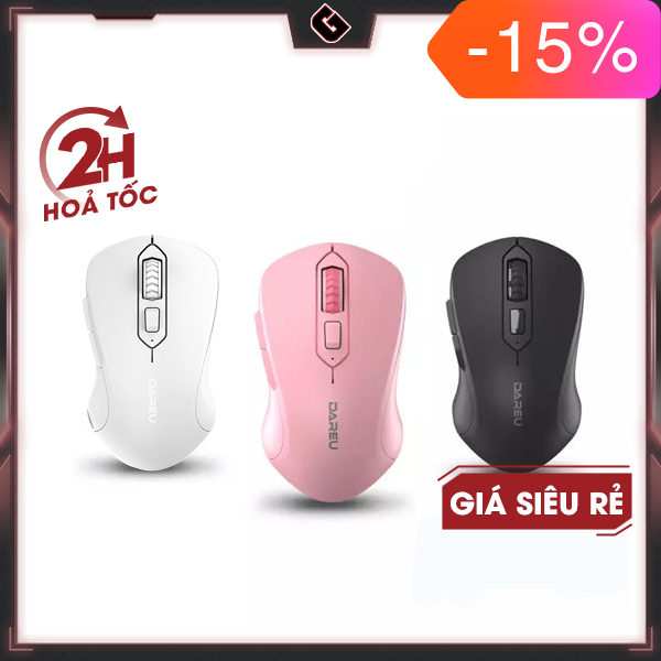 Chuột Không Dây DAREU LM115G - Hàng Chính Hãng