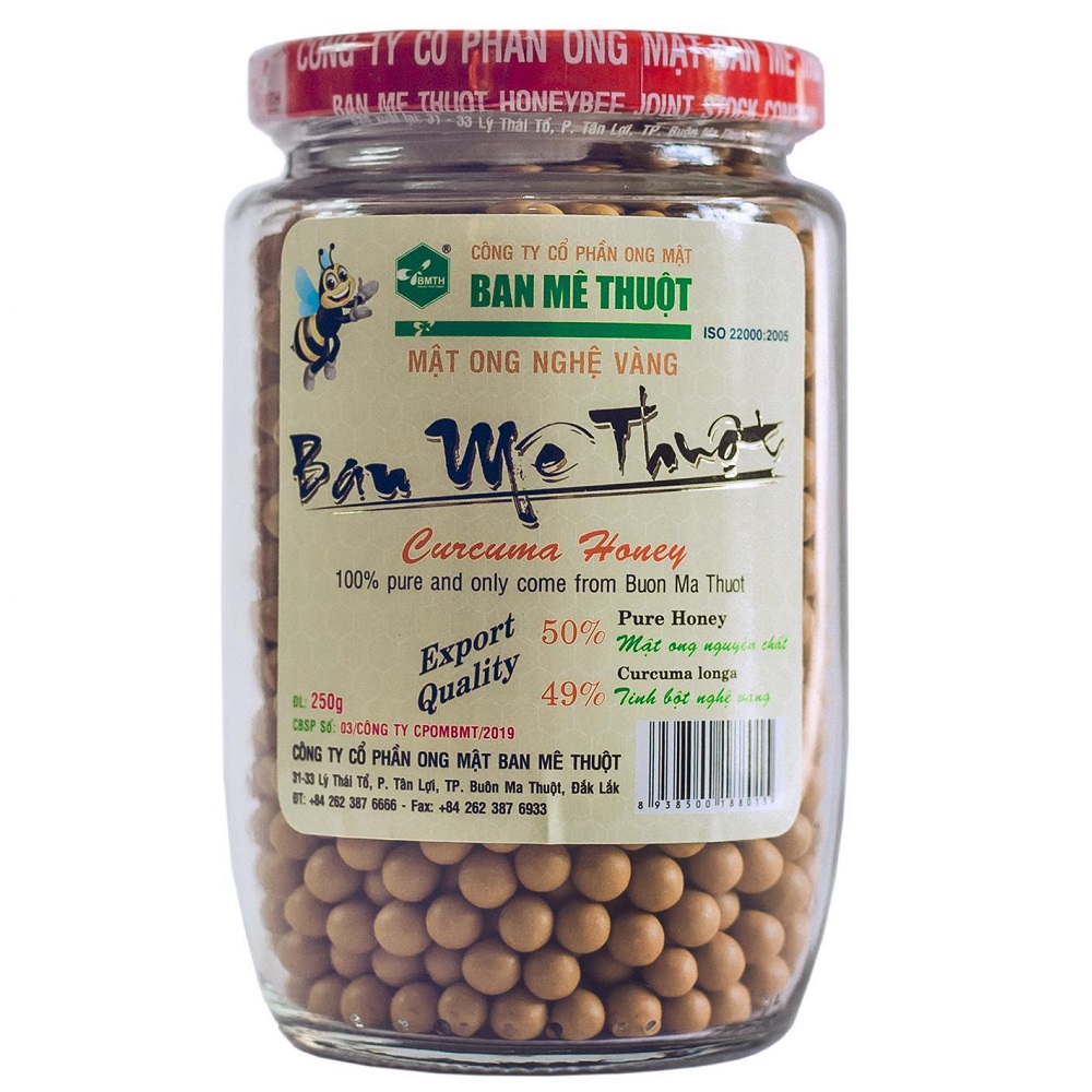 Mật Ong Nghệ Vàng Ban Mê Thuột 250Gr Hỗ Trợ Viêm Loét Dạ Dày