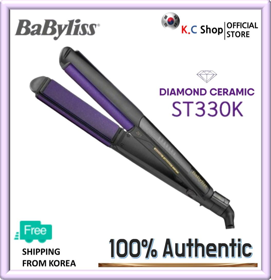 St330k máy duỗi tóc đa năng bằng gốm kim cương 2 trong 1 máy uốn tóc phẳng máy tạo kiểu tóc đa năng