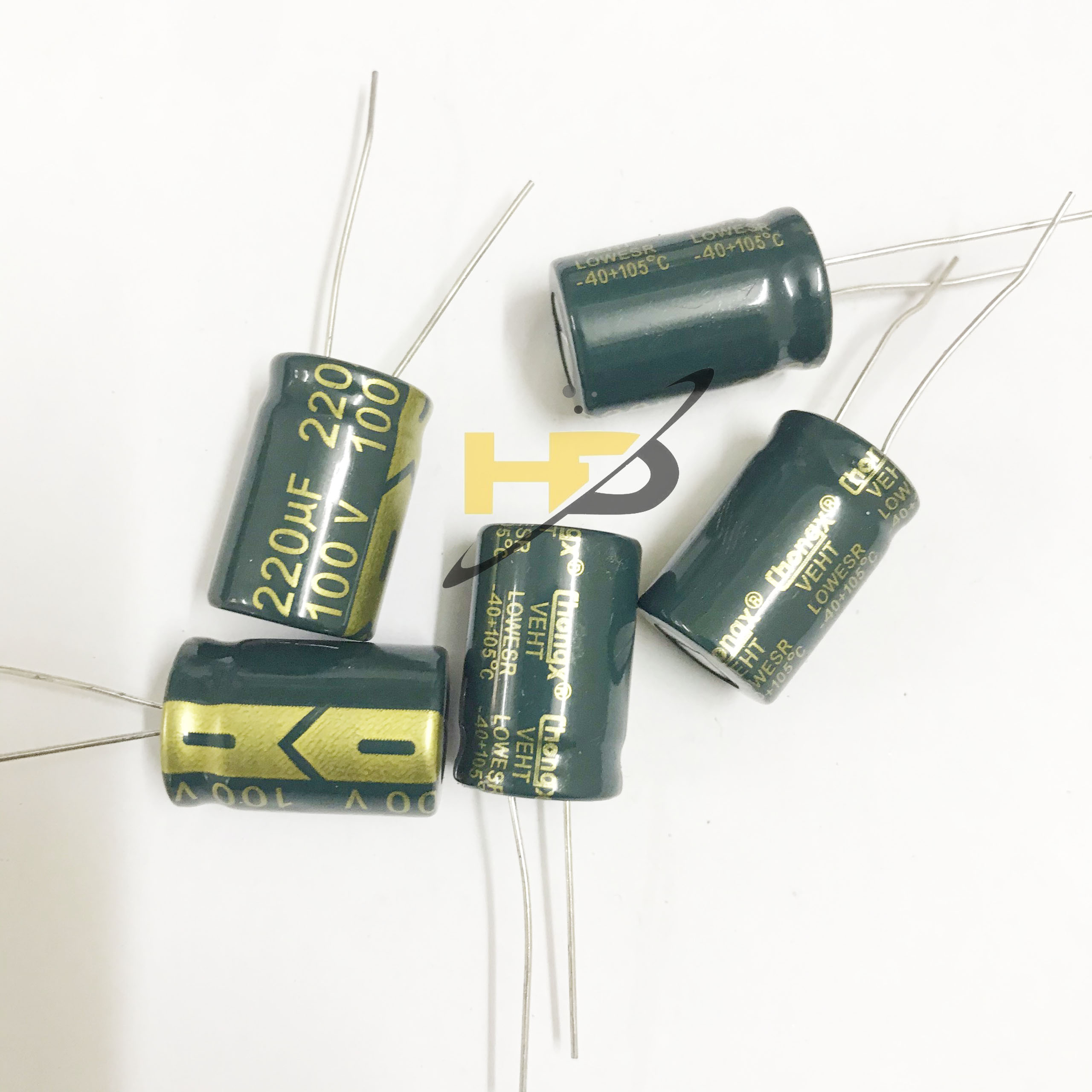 Linh Kiện Điện Tử, Tụ Hóa Tần Số Cao 220UF 100V [10 Tụ]