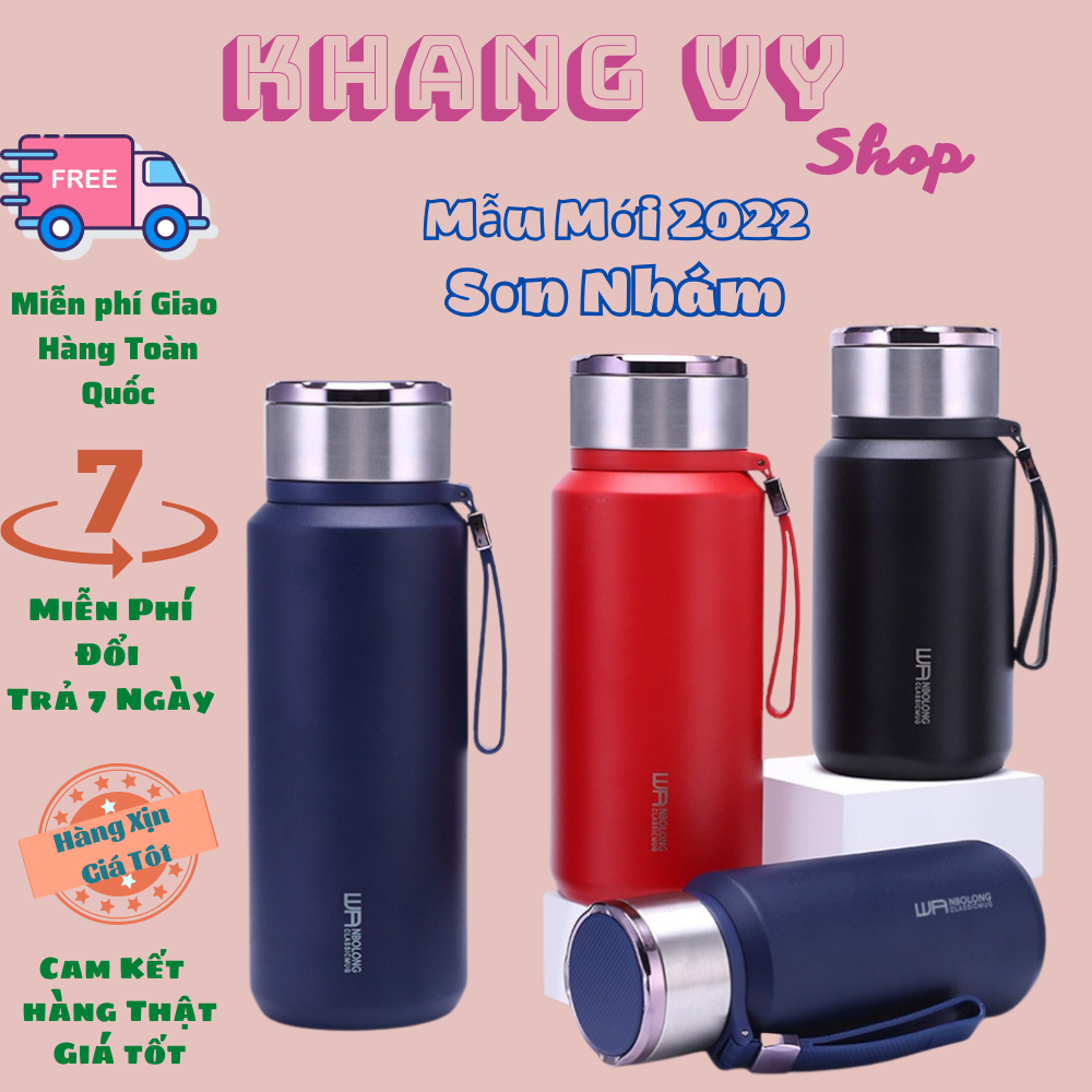 Binh giữ nhiệt cao cấp sơn nham siêu giữ nhiệt-Bình giữ nhiệt cao cấp inox 304 WL28 600-850-1500ml