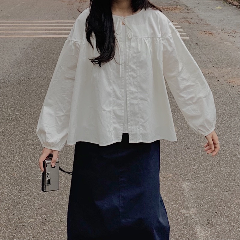 Dob - set áo kiểu tay dài coca