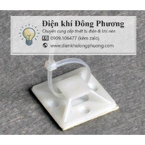 Đế dán dây rút giúp cố định dây điện 20x20mm 25x25mm
