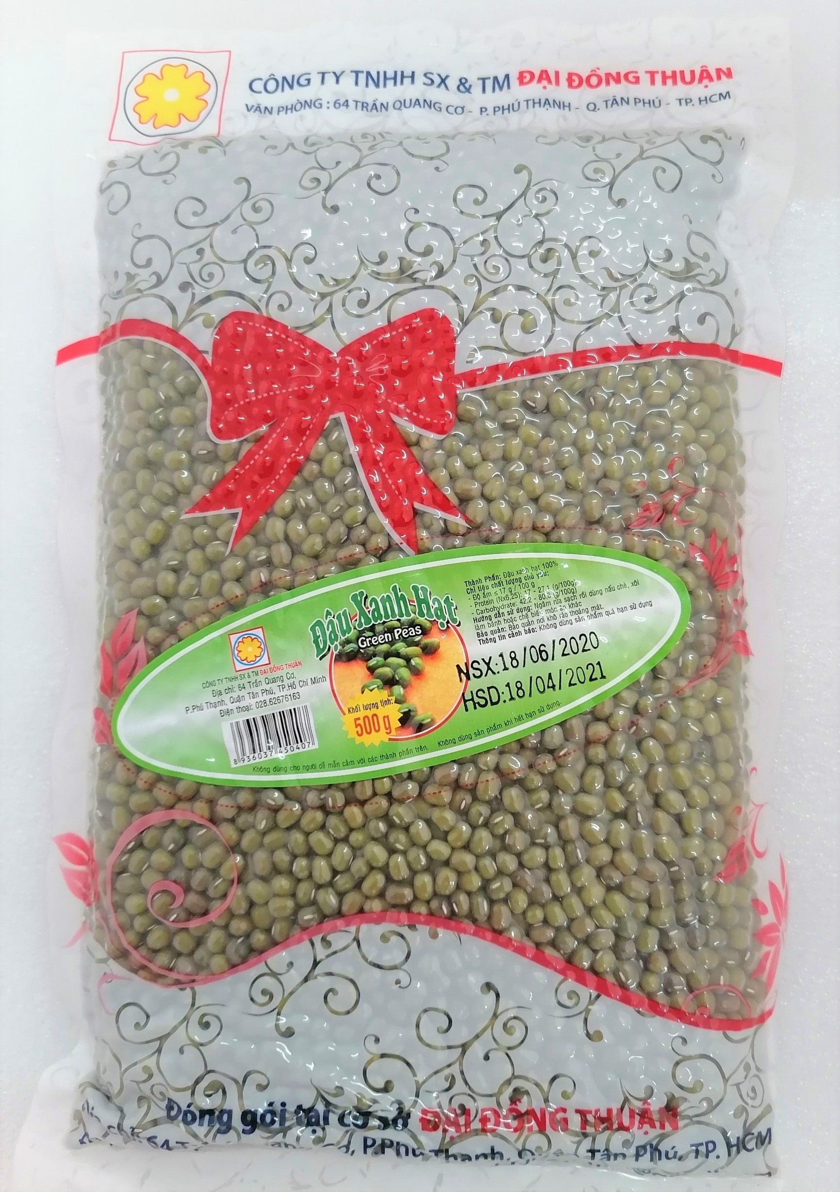 Đậu xanh hạt đại đồng thuận green peas