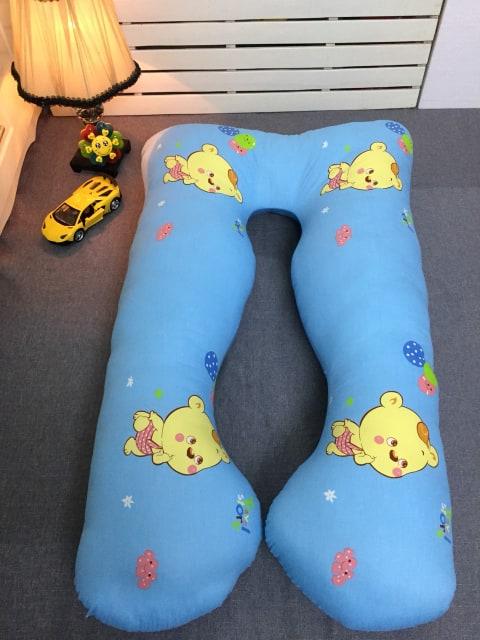 Gối Ôm Chữ U Cao Cấp  Cho Bà Bầu Ngủ Ngon, Đỡ Chuột Rút, Tê Chân - Cotton Hàn Quốc siêu mịn siêu đanh hàng chuẩn VIỆT NAM( đủ màu đủ mẫu ảnh shop tự chụp)