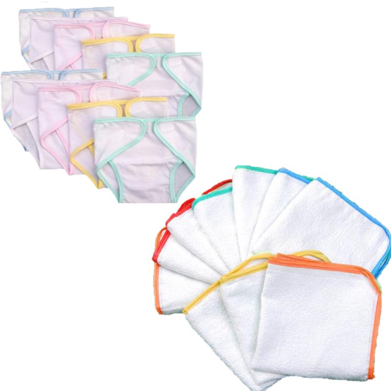 [HCM]Bộ 10 Tã vải + 10 Khăn Lót Chống Thấm Cho Bé