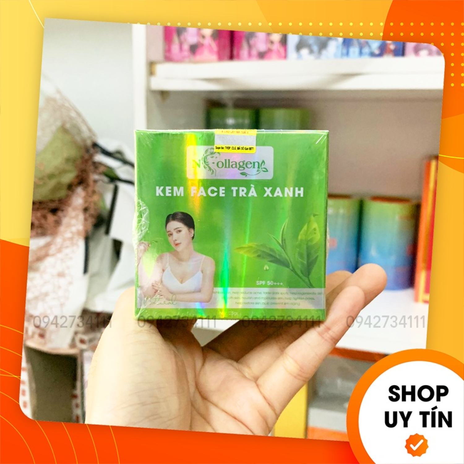 Kem face mụn trà xanh n collagen - trần thị bích ngân