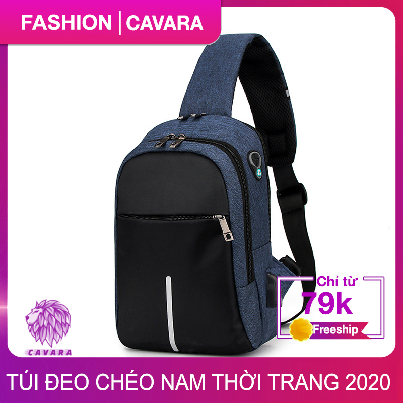 Túi đeo chéo nam Hàn Quốc - Túi đeo chéo vải nam nữ - Túi đeo thời trang - Túi bảo vệ - túi đeo trước ngực - túi du lịch