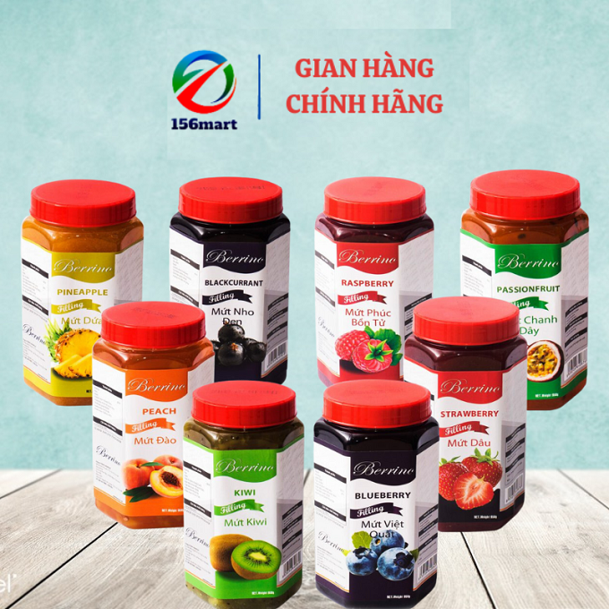 Mứt berrino nhiều vị có xác -950g - 156mart