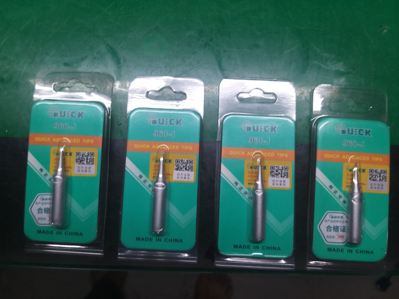 Đầu mỏ hàn, Mũi Hàn nhọn cong Quick 960-J mới chính hãng Quick