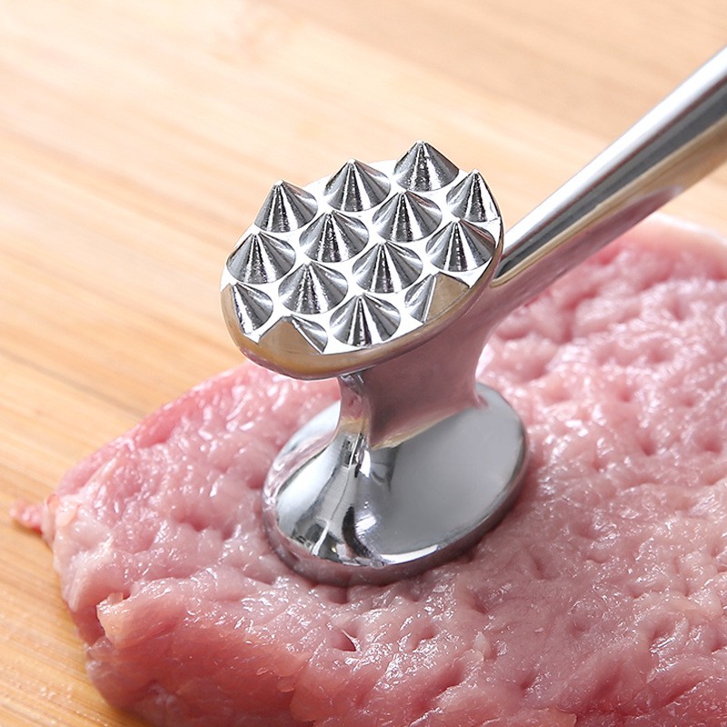 Búa Dần Làm Mềm Thịt, Búa Dụng Cụ Nhà Bếp. Búa Dần Làm Mềm Thịt 22x5cm Trước Khi Nướng, Xào,Tẩm Gia Vị Chiên,Làm Bít Tết,Rút Ngắn Thời Gian Chế Biến, Chất Liệu Hợp Kim Nhôm Bền Và An Toàn
