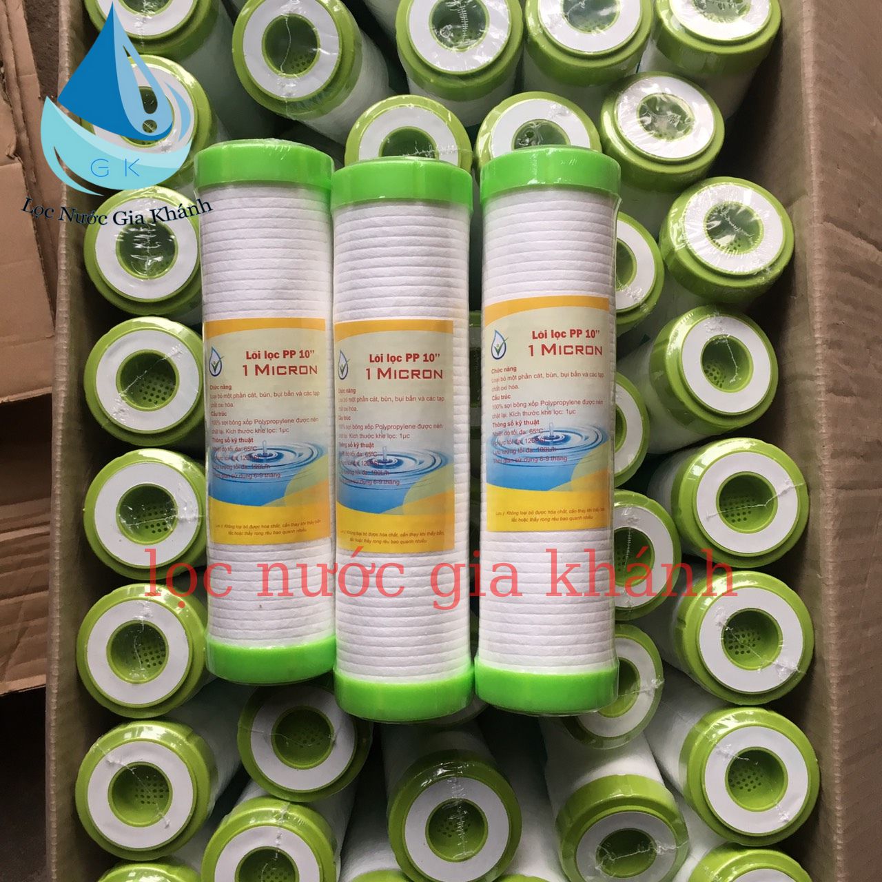 50 lõi lọc nước 1 micron cho máy ro, kangaroo, karofi, htech,...
