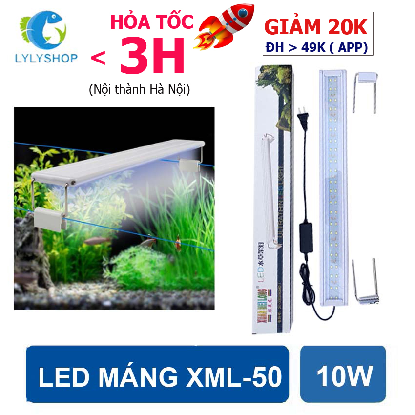 Đèn LED Bể Cá XML-50 Ánh Sáng Trắng Siêu Sáng, Tiết Kiệm Điện (XML50)