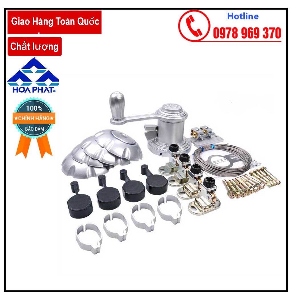 Bộ phụ kiện không thanh giàn phơi thông minh Hòa Phát