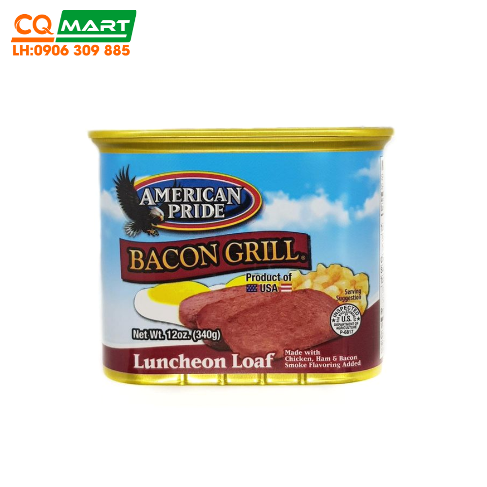 Thịt hộp xông khói American Pride 340g