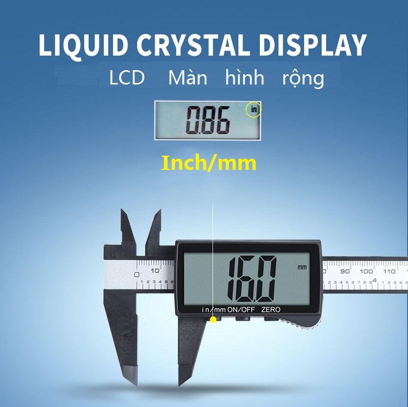 Màn hình rộng Thước kẹp điện tử 150mm - Thước cặp điện tử