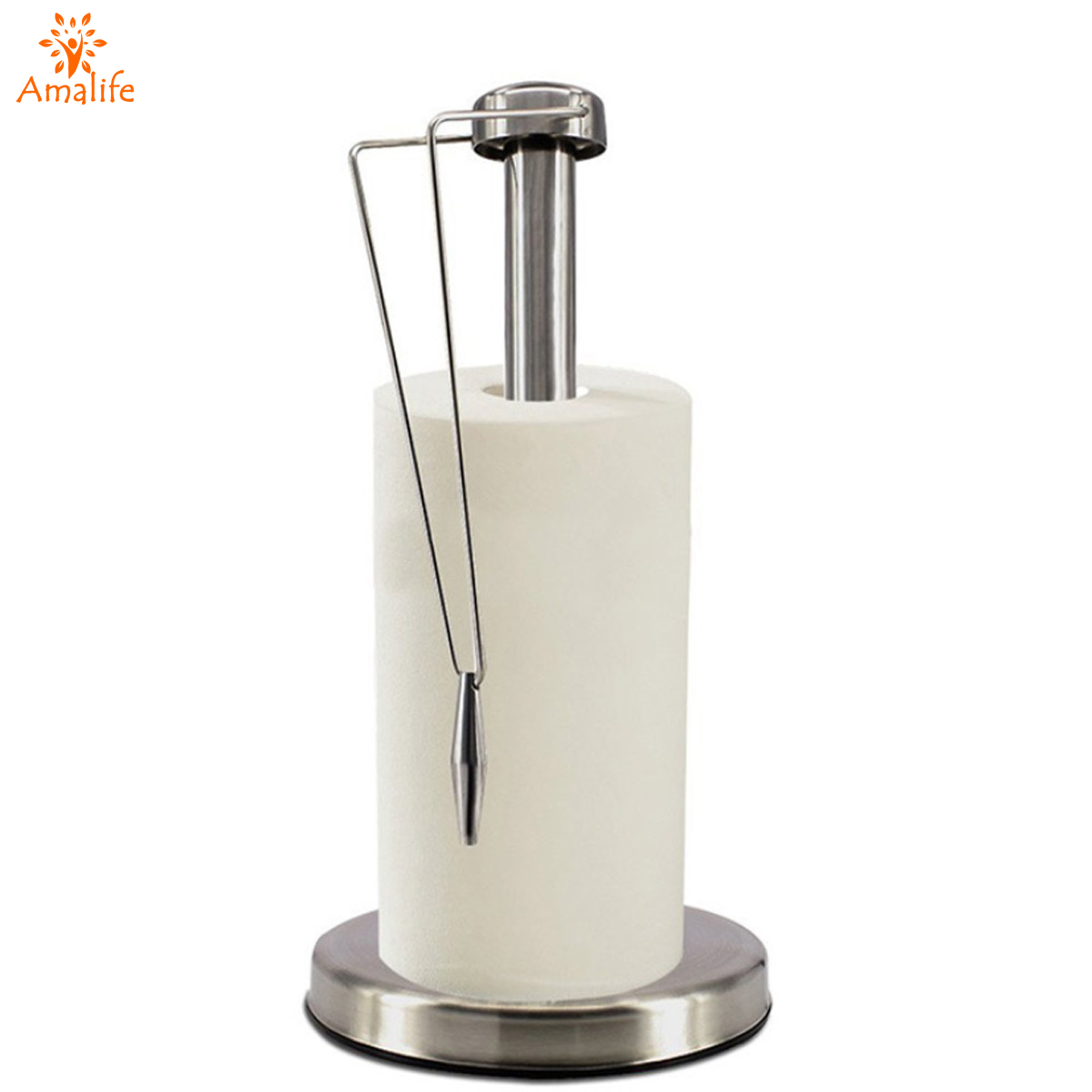 Cây Để Giấy Đứng Inox - Cọc Trụ Khăn Giấy Vệ Sinh, Giấy Ăn Bằng Inox Cao Cấp Amalife