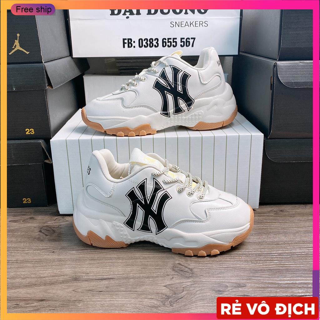 Giày , giày boston nữ tăng chiều cao nâng đế 4cm mlb boston nâng đế êm chân dễ phối đồ hot 2021 sneaker nữ