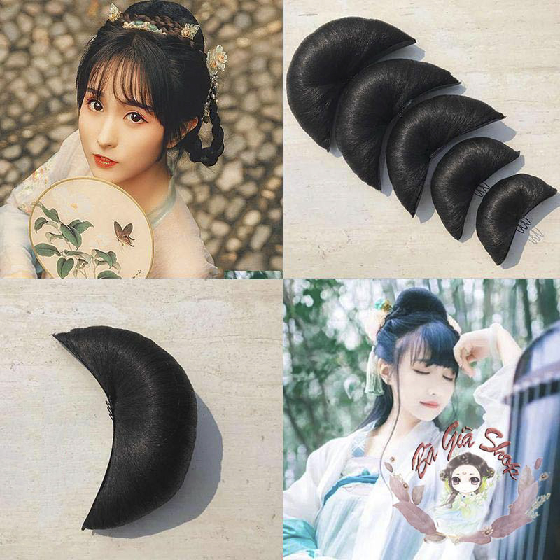 Búi tóc cổ trang tóc giả cổ trang nhiều cỡ