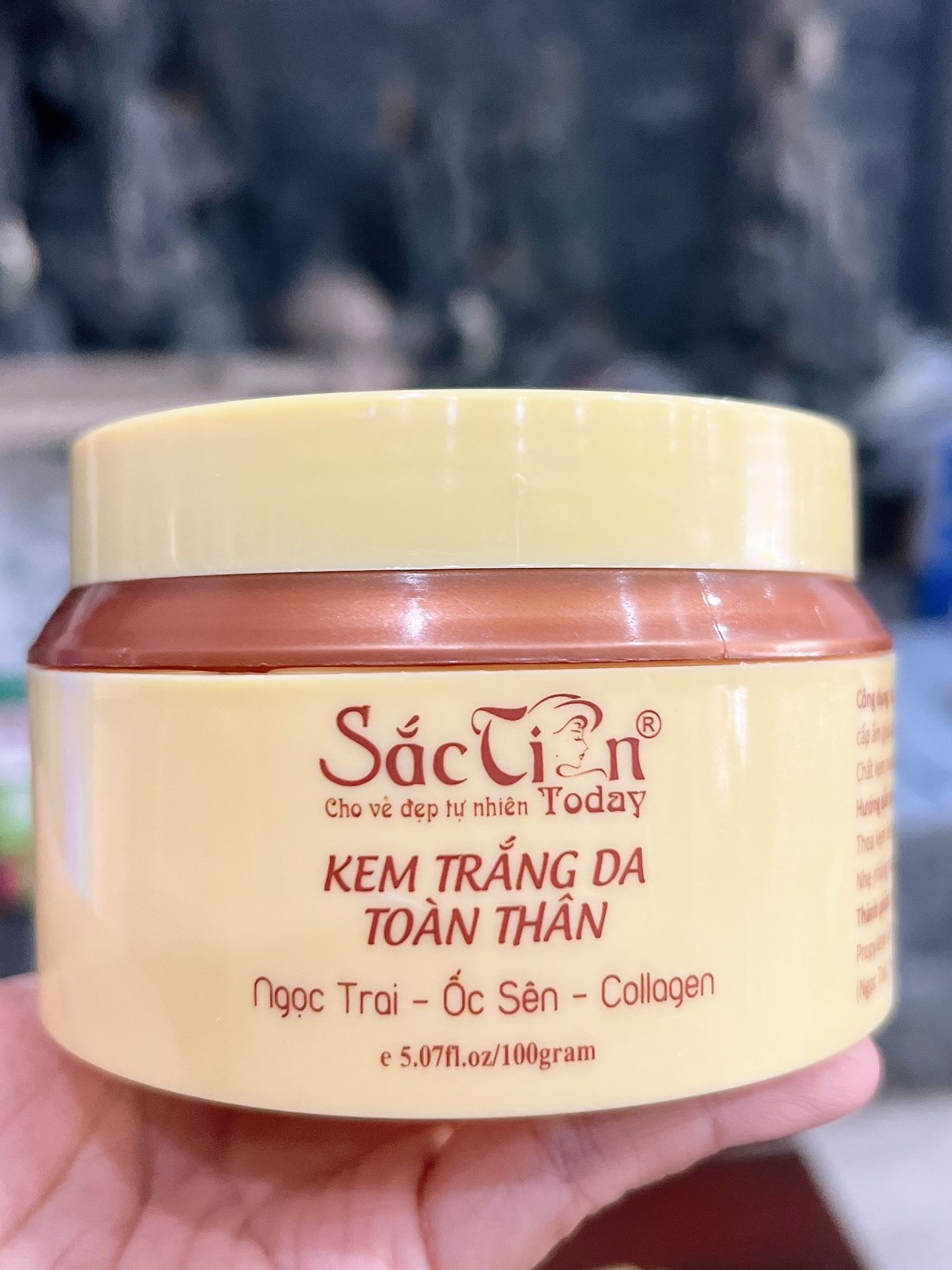 Sắc Tiên Today – ( MỚI KHÔNG HỘP GIẤY )Kem Trắng Da Toàn Thân (100g) MUA 2 TẶNG 1 TẨY ST 120ML