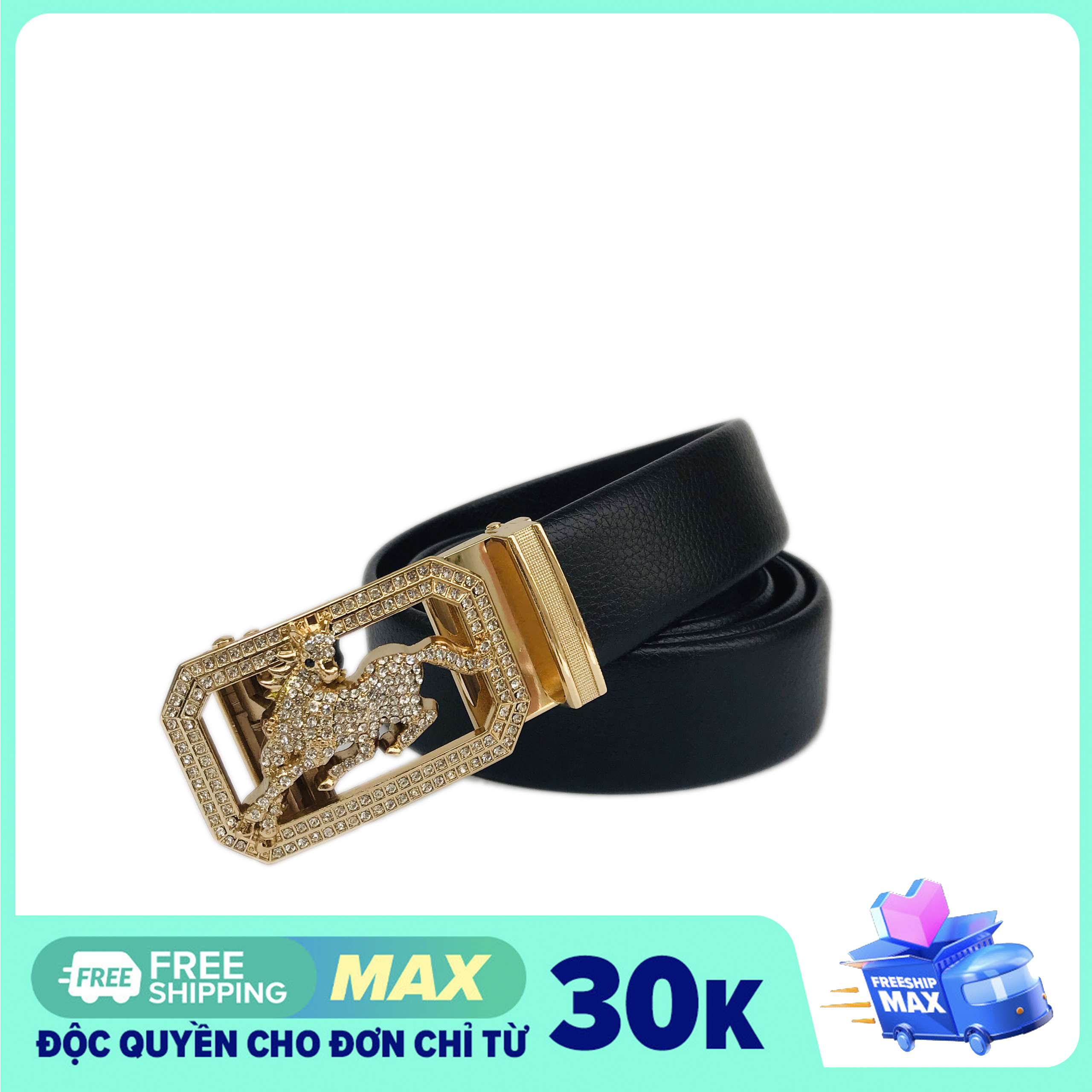 Thắt Lưng Nam Đính Đá/ Thắt Lưng Nam 12 Con Giáp/Dây Nịt Nam Da Đẹp