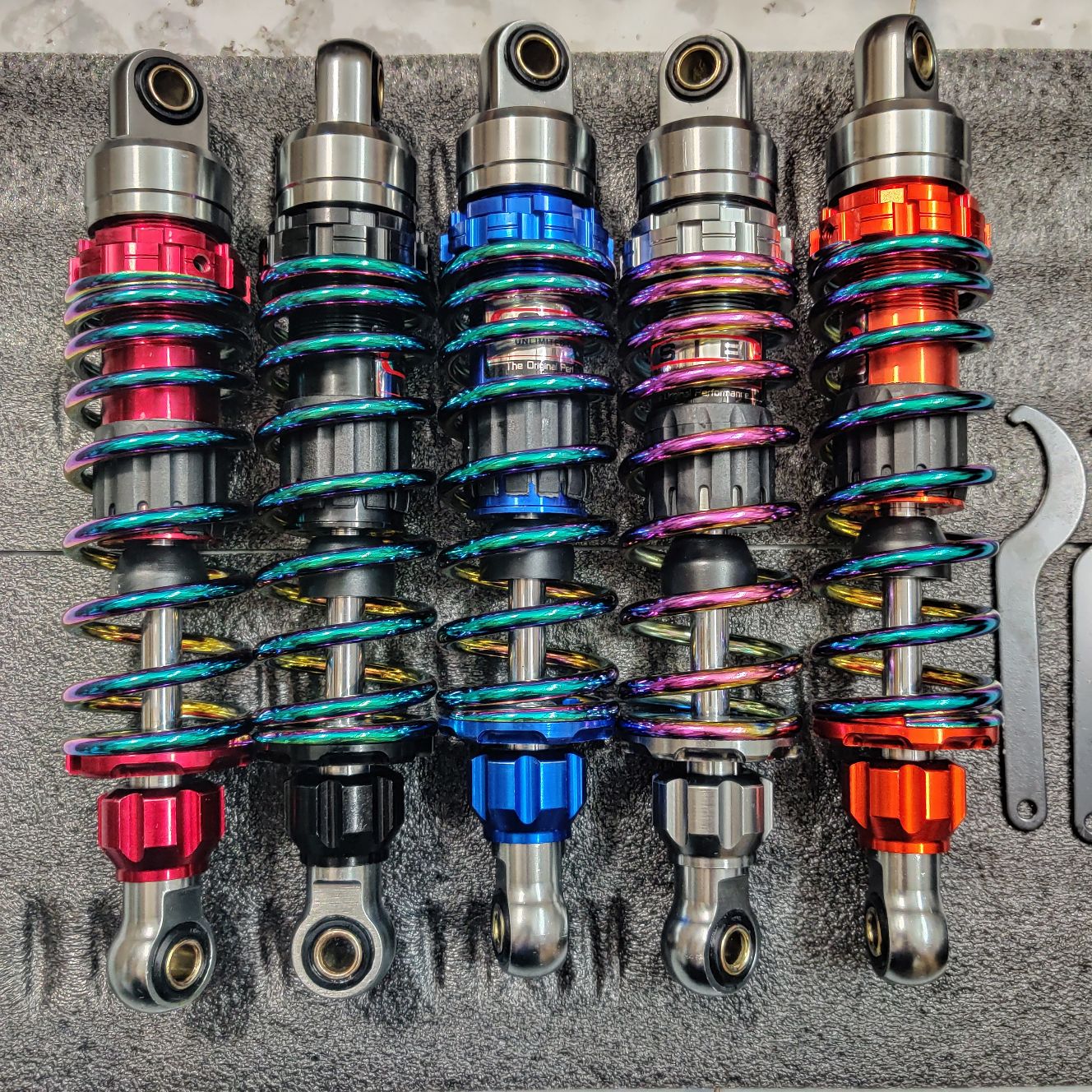 [HCM]Phuộc TITAN tem OHLINS gắn cho Sirius Jupiter MAX Taurus