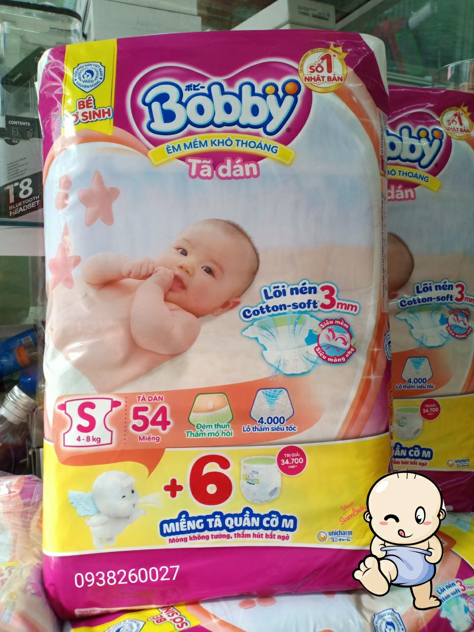 Tã Dán Bobby S56 miếng