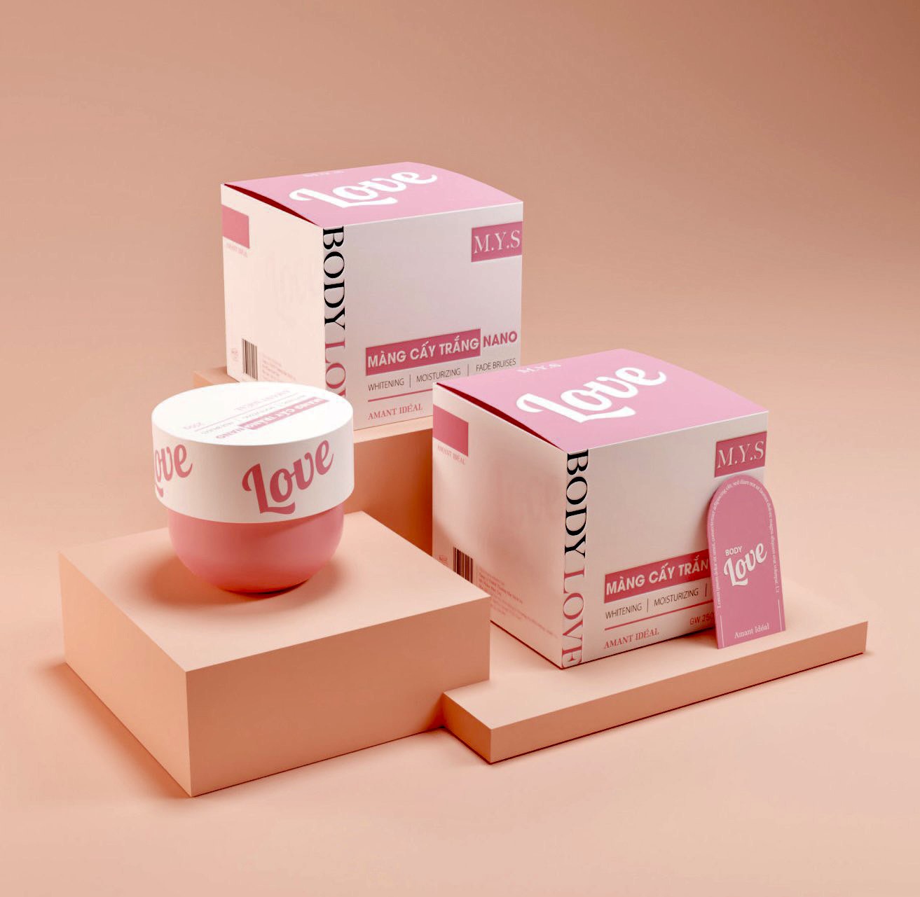 Body love - màng cấy trắng nano - dung tích 250g