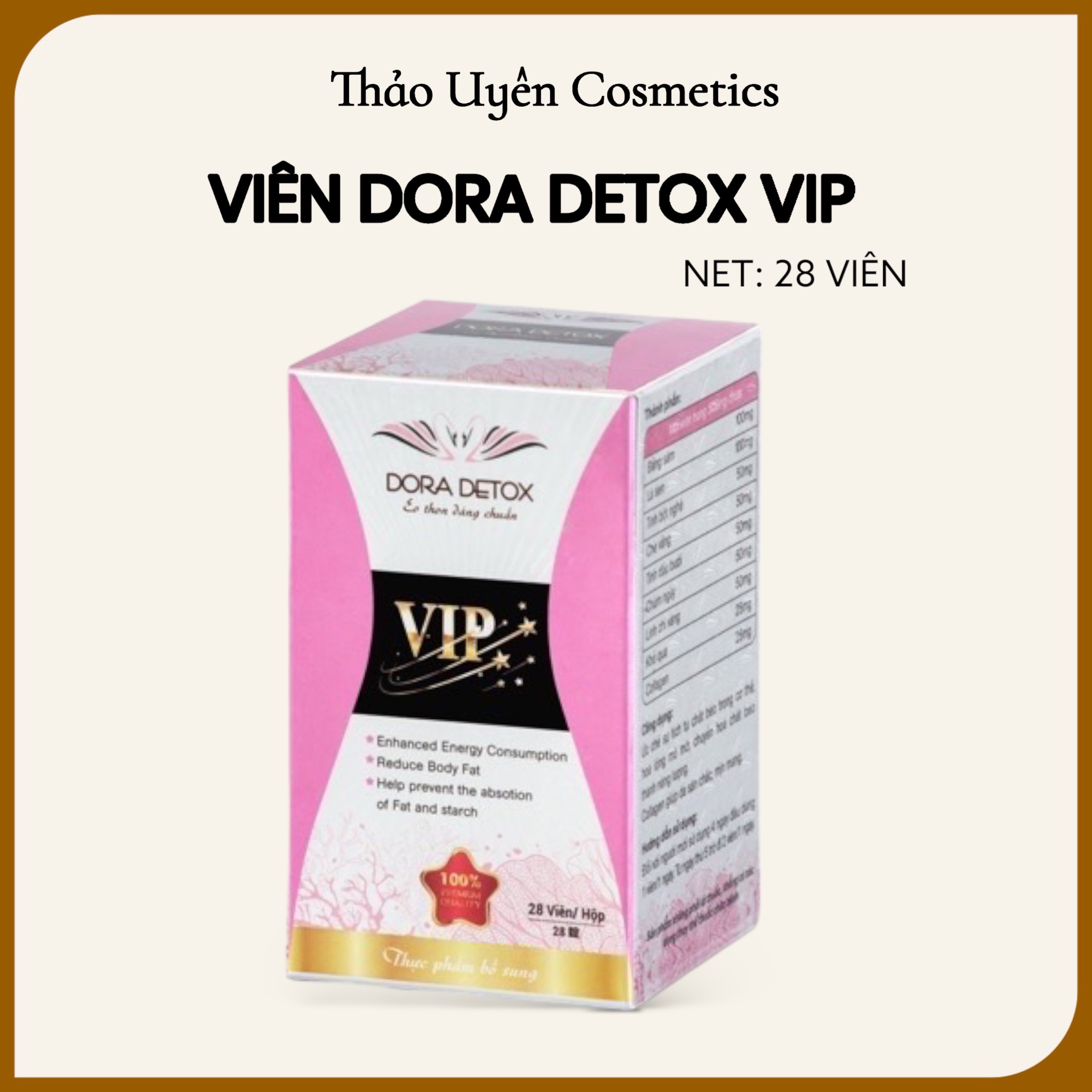 Dora Detox - Eo Thon Dáng Chuẩn