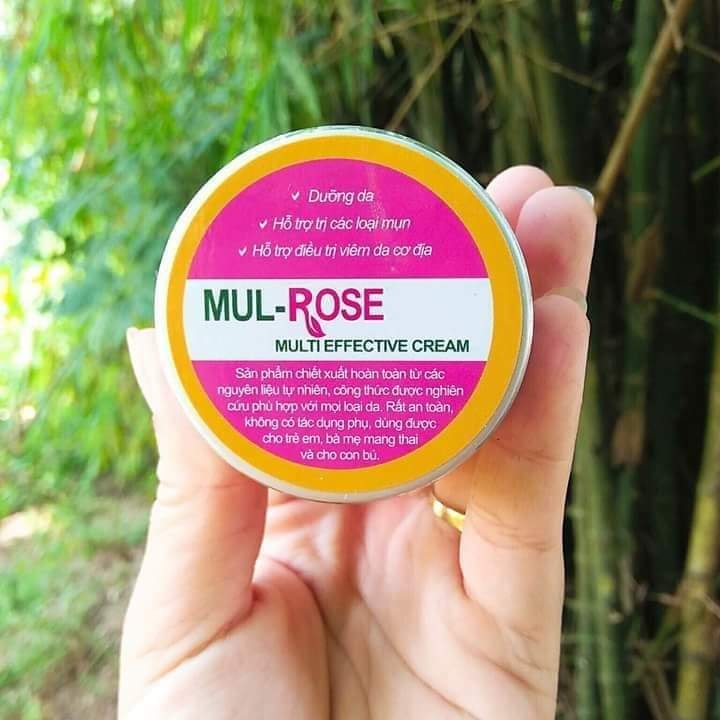 Kem nghệ mulrose, hỗ trợ viêm da cơ địa, tổ đỉa mề đay, khô nứt da, nứt gót chân, hỗ trợ mụn thâm, côn trùng cắn, bôi da bị bỏng