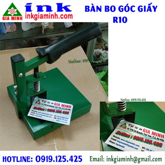Bàn bo góc giấy - bo góc plastic