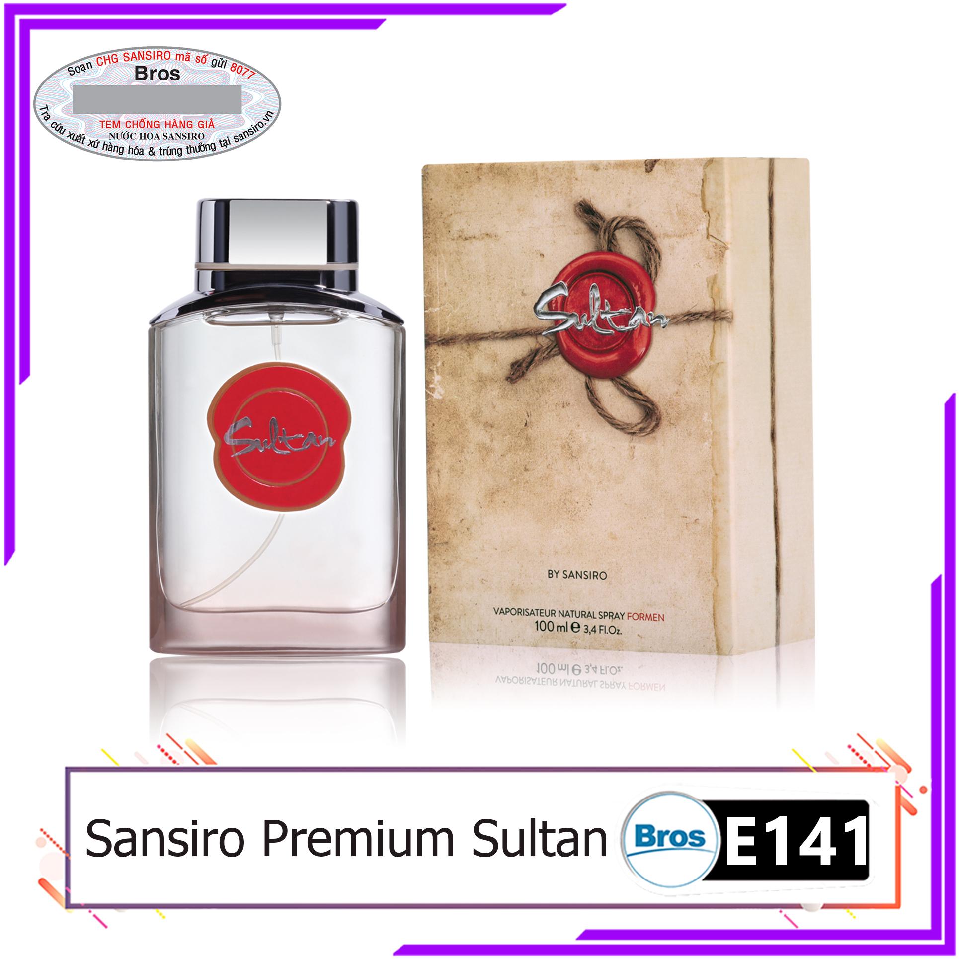 [HCM]Nước hoa Sansiro 100ml cho nam - Sultan