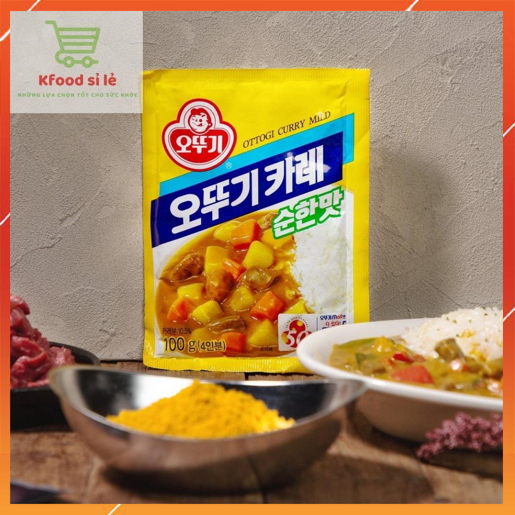 Bột cà ri không cay Hàn Quốc ottogi 100g