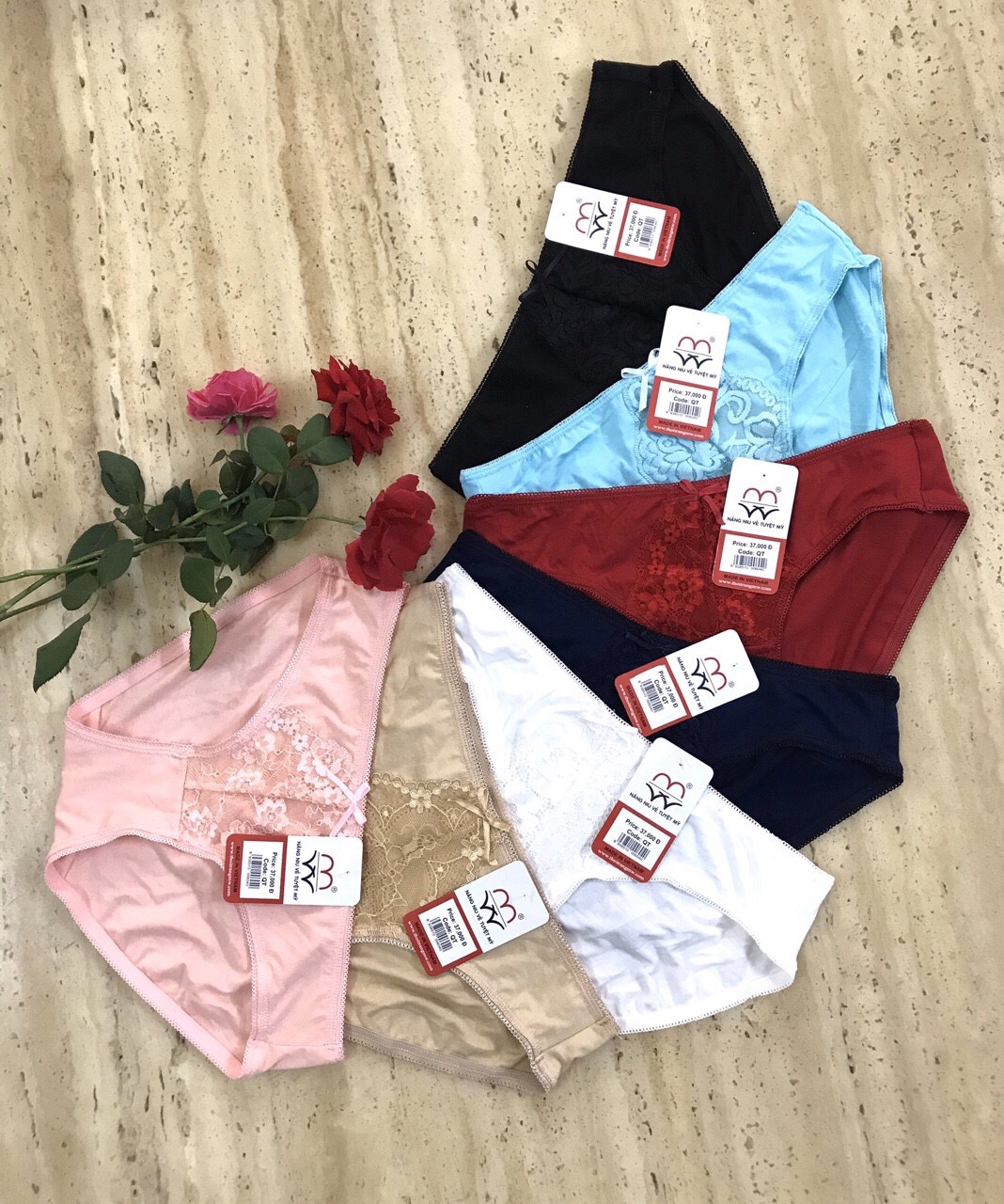 Quần lót nữ cotton Việt Nam thoáng mát