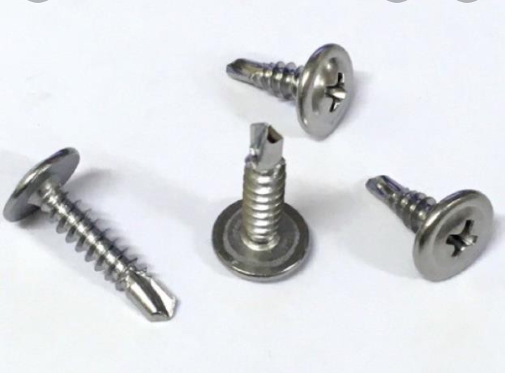 Vít tự khoan inox đầu bằng, đầu dù, đầu tròn