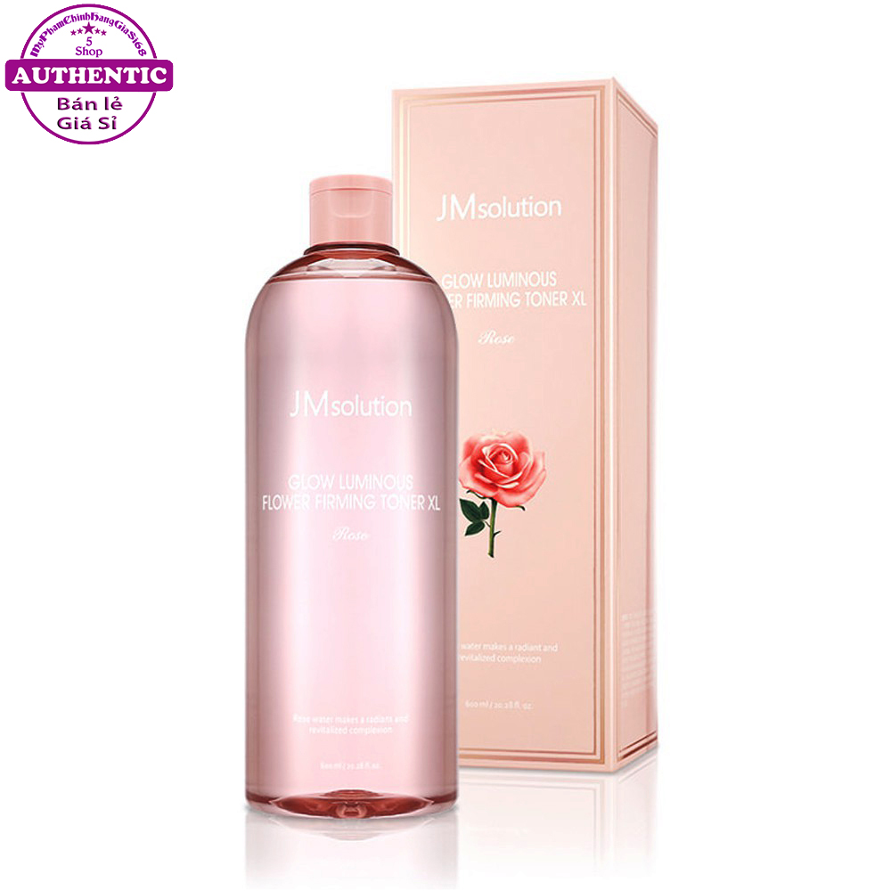 Nước Hoa Hồng Cân Bằng Da JM Solution Hoa Hồng 600ml