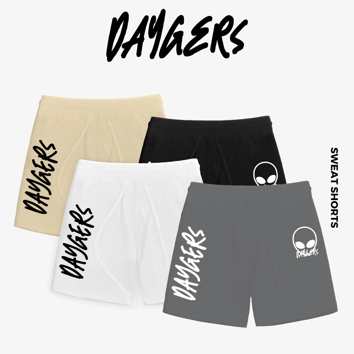 Quần Sweat shorts BIG LOGO - Quần shorts unisex dây rút, nỉ chân cua cao cấp - Local brand chính hãng