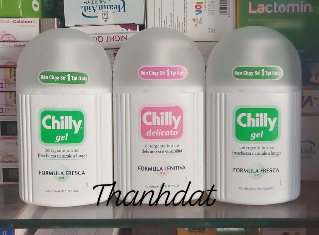Chilly Gel dung dịch vệ sinh phụ nữ, Delicato bán chạy số 1 tại italy