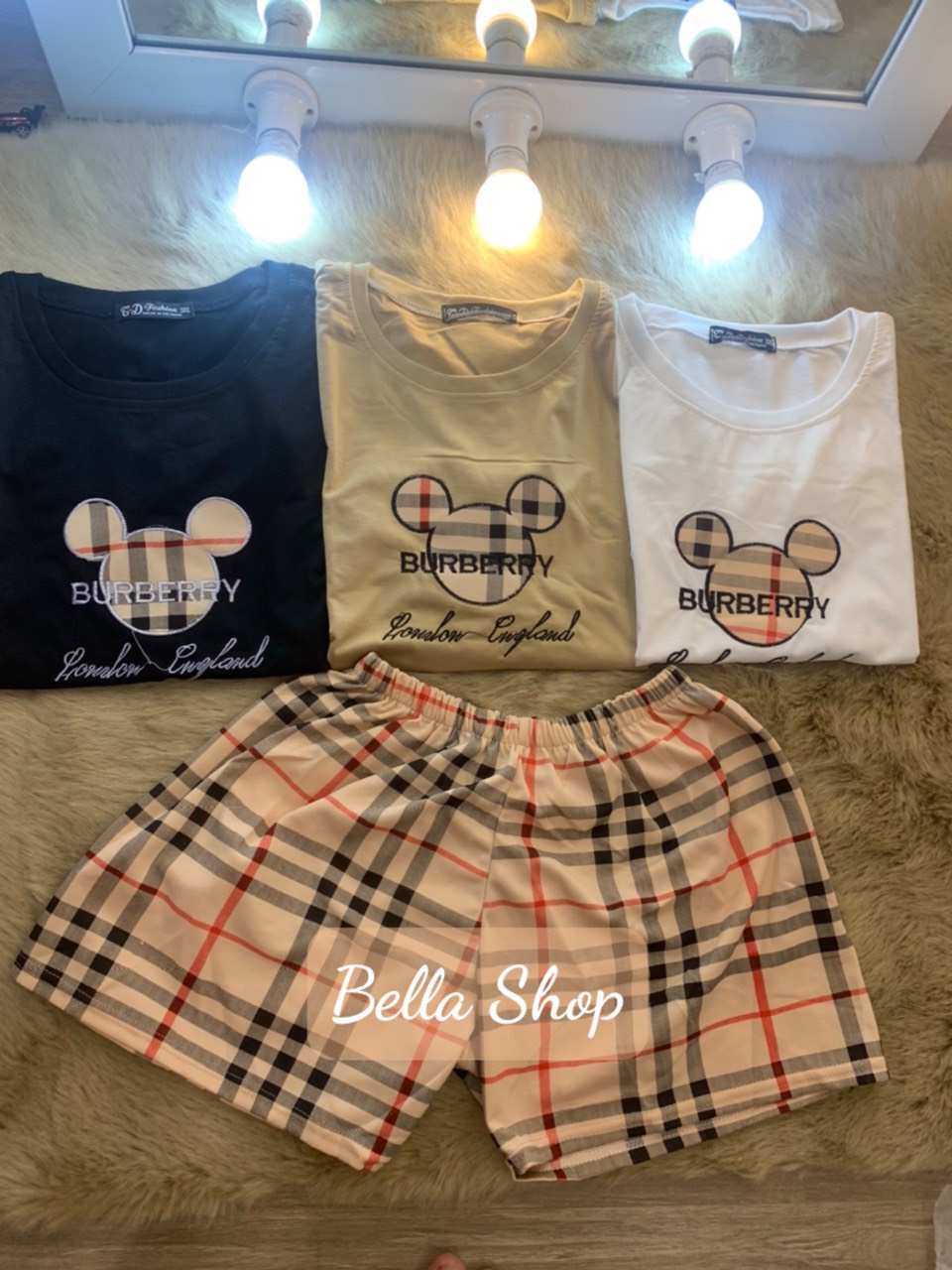 Set đồ thun gấu bbr