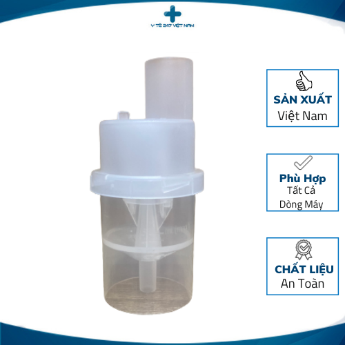 Cốc đựng thuốc cho tất cả các loại máy xông khí dung, máy hút mũi - phụ kiện máy xông hút mũi họng