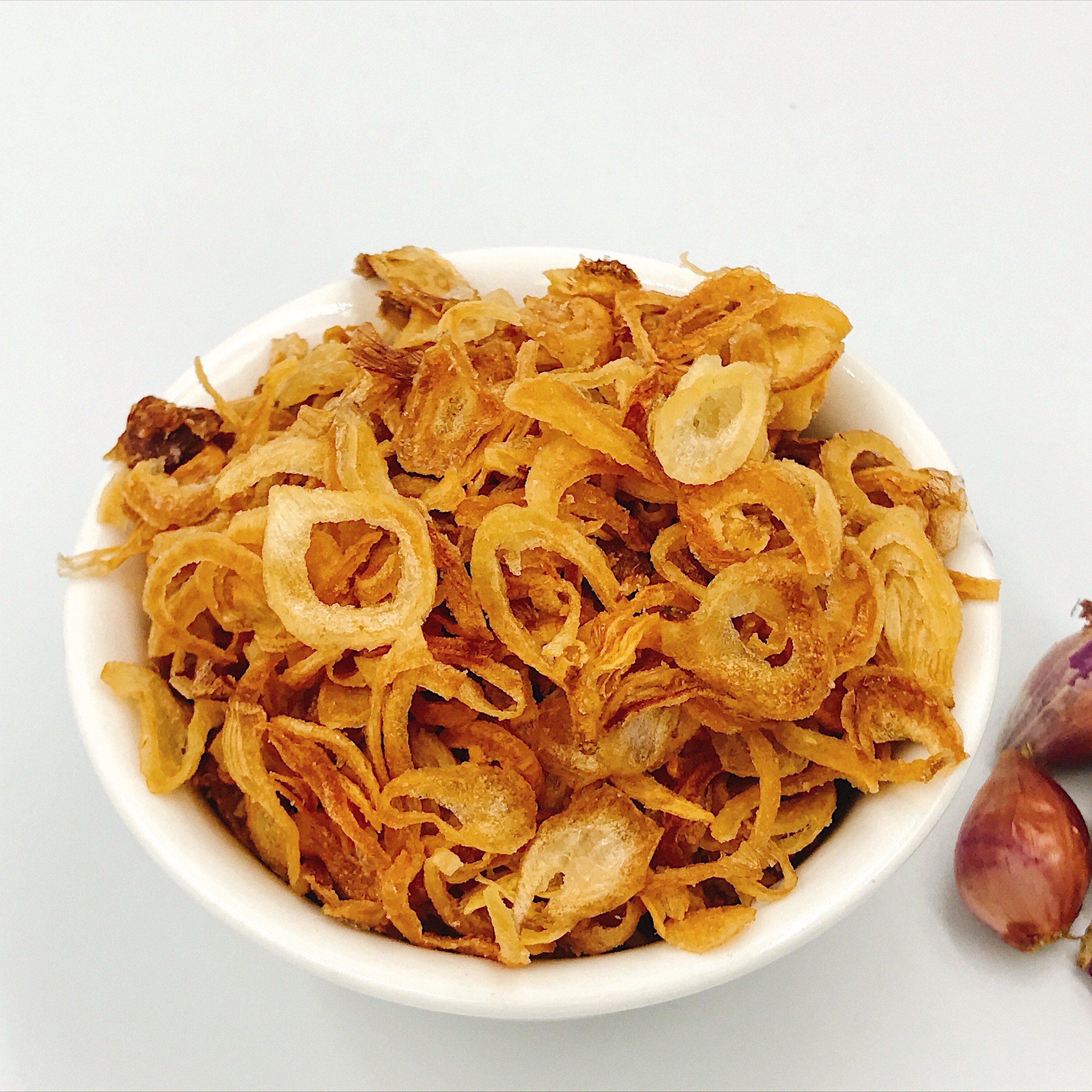 Toppinng: hành phi khô giòn
