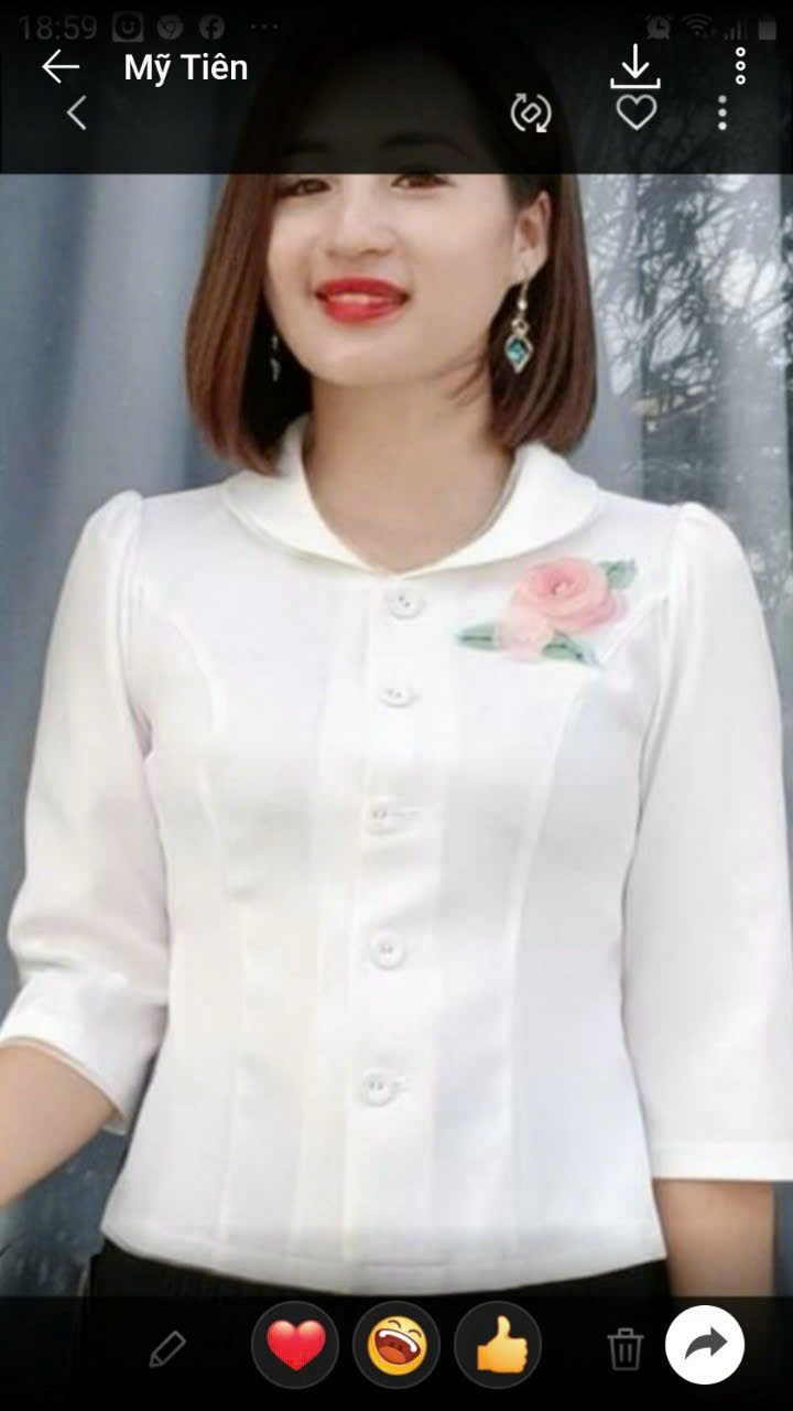 Áo kiểu duyên dáng t0022