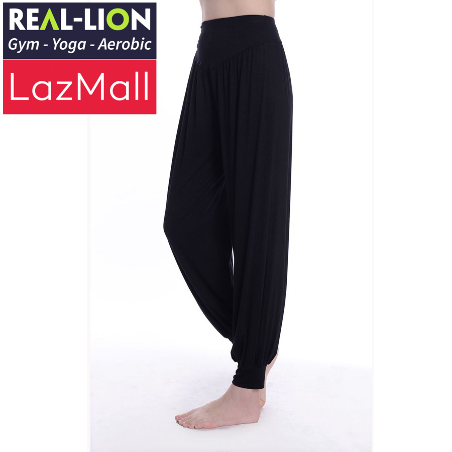 Quần Alibaba REAL-LION Tập Thể Thao Yoga - Quần Tập Co dãn 4 chiều cực đẹp - RL23