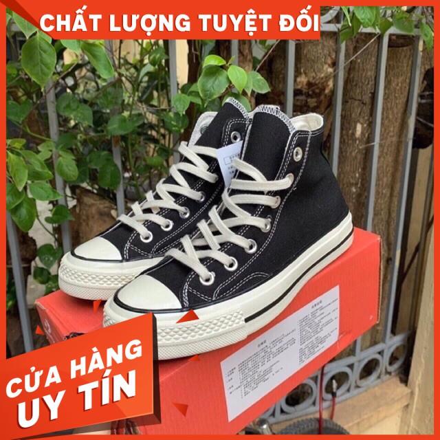 ▲◘ (Full box Bill) Giày thể thao Đen cao cổ Mũi bóng lót xanh