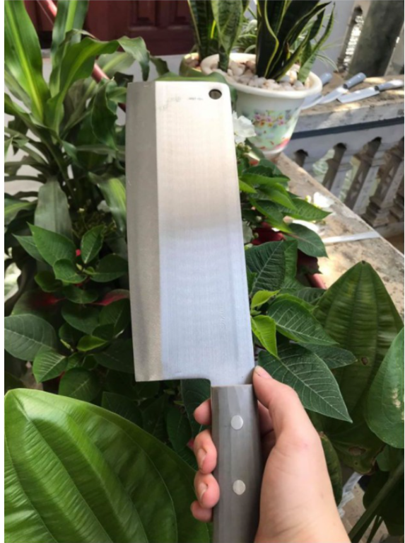 ⚡ ⚡Dao chặt gà, chặt xương-⚡ thép trắng Nhật bản Không rỉ