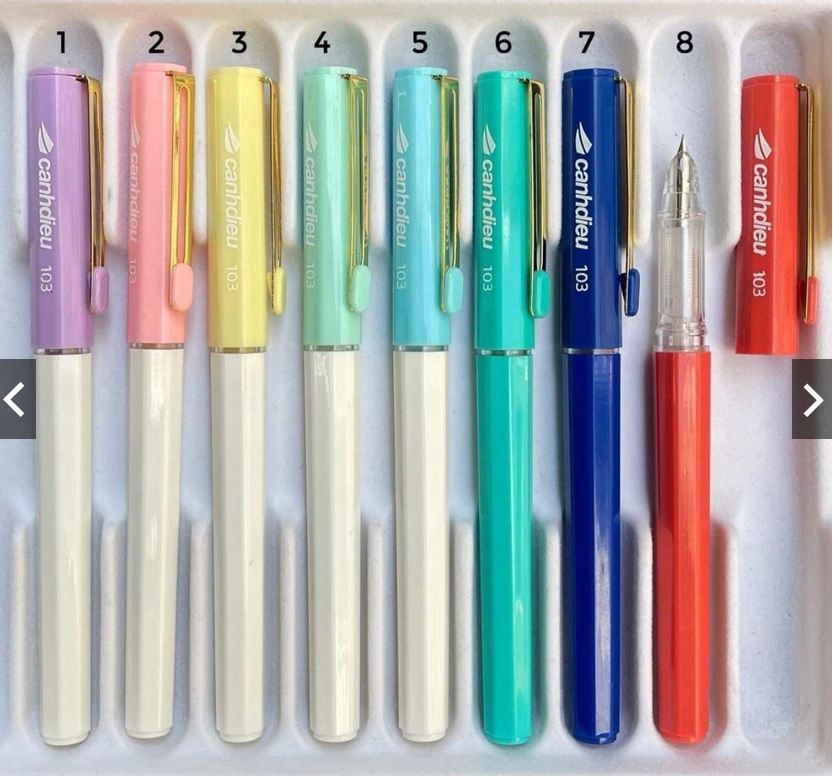 Bút máy luyện việt chữ đẹp cánh diều 103 - ngòi kim lá tre tạo thanh đậm